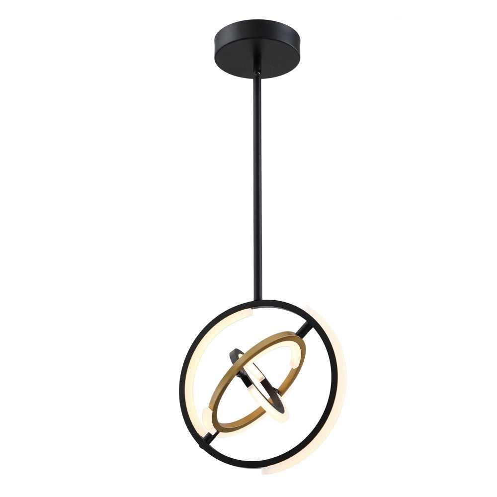 Artcraft Canada - LED Pendant - Trilogy - Black and Gold- Union Lighting Luminaires Decor