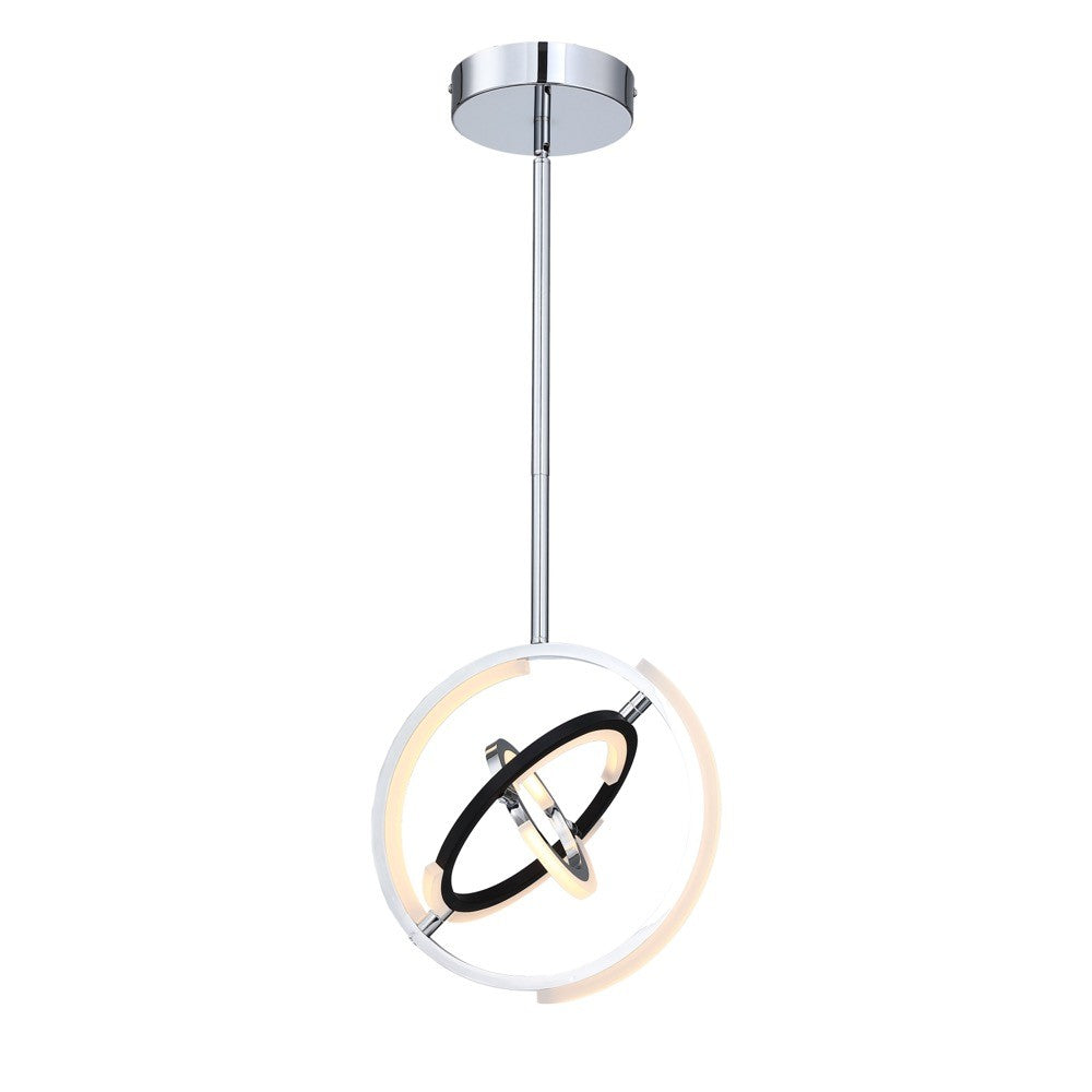 Artcraft Canada - LED Pendant - Trilogy - Polished Nickel- Union Lighting Luminaires Decor