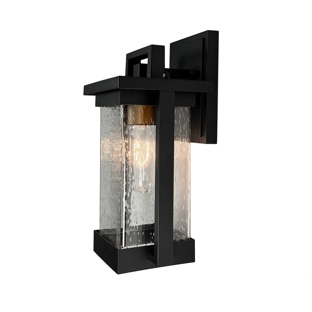 Artcraft Quebec - One Light Outdoor Wall Sconce - Port Charlotte - Matte Black- Union Lighting Luminaires Decor