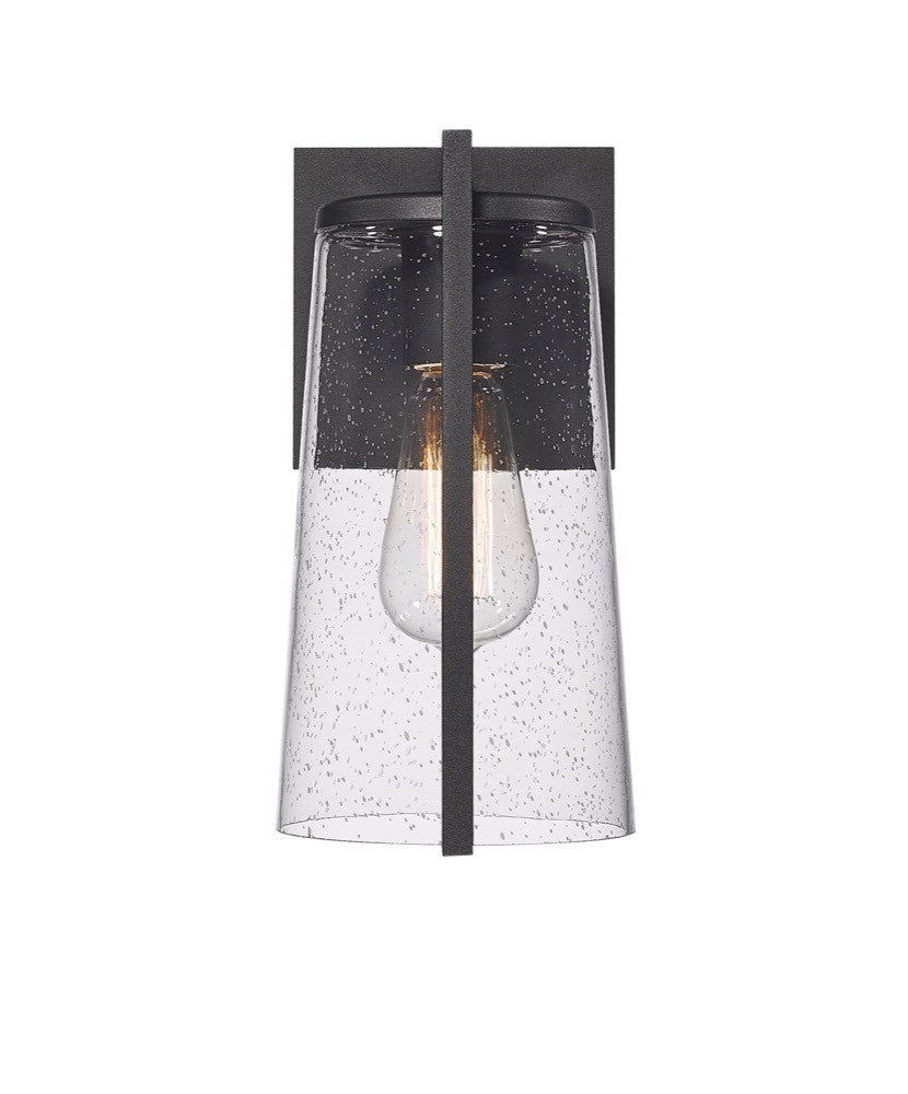 Artcraft Canada - One Light Outdoor Wall Sconce - Portofino - Black- Union Lighting Luminaires Decor