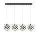 Artcraft Canada - LED Island Pendant - Tulip - Matte Black- Union Lighting Luminaires Decor