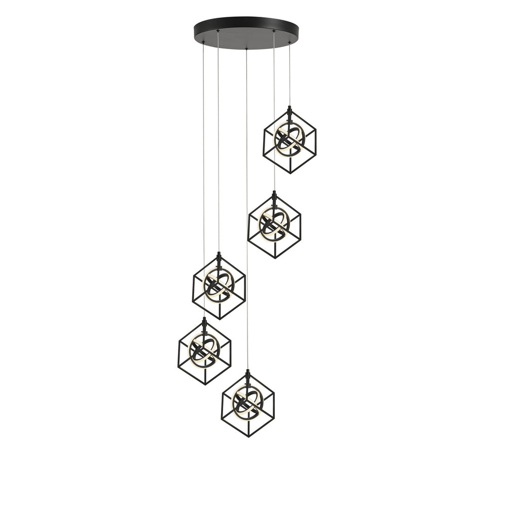 Artcraft Canada - LED Pendant - Tulip - Matte Black- Union Lighting Luminaires Decor