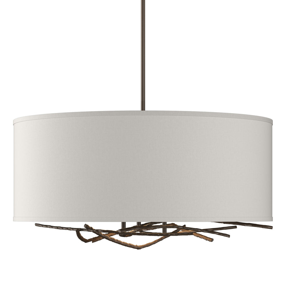 Hubbardton Forge - Three Light Pendant - Brindille - Bronze- Union Lighting Luminaires Decor