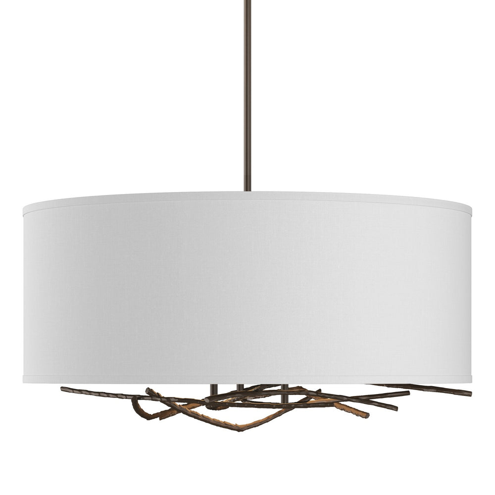 Hubbardton Forge - Three Light Pendant - Brindille - Bronze- Union Lighting Luminaires Decor