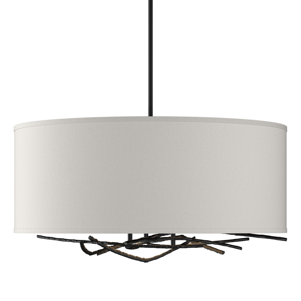 Hubbardton Forge - Three Light Pendant - Brindille - Black- Union Lighting Luminaires Decor