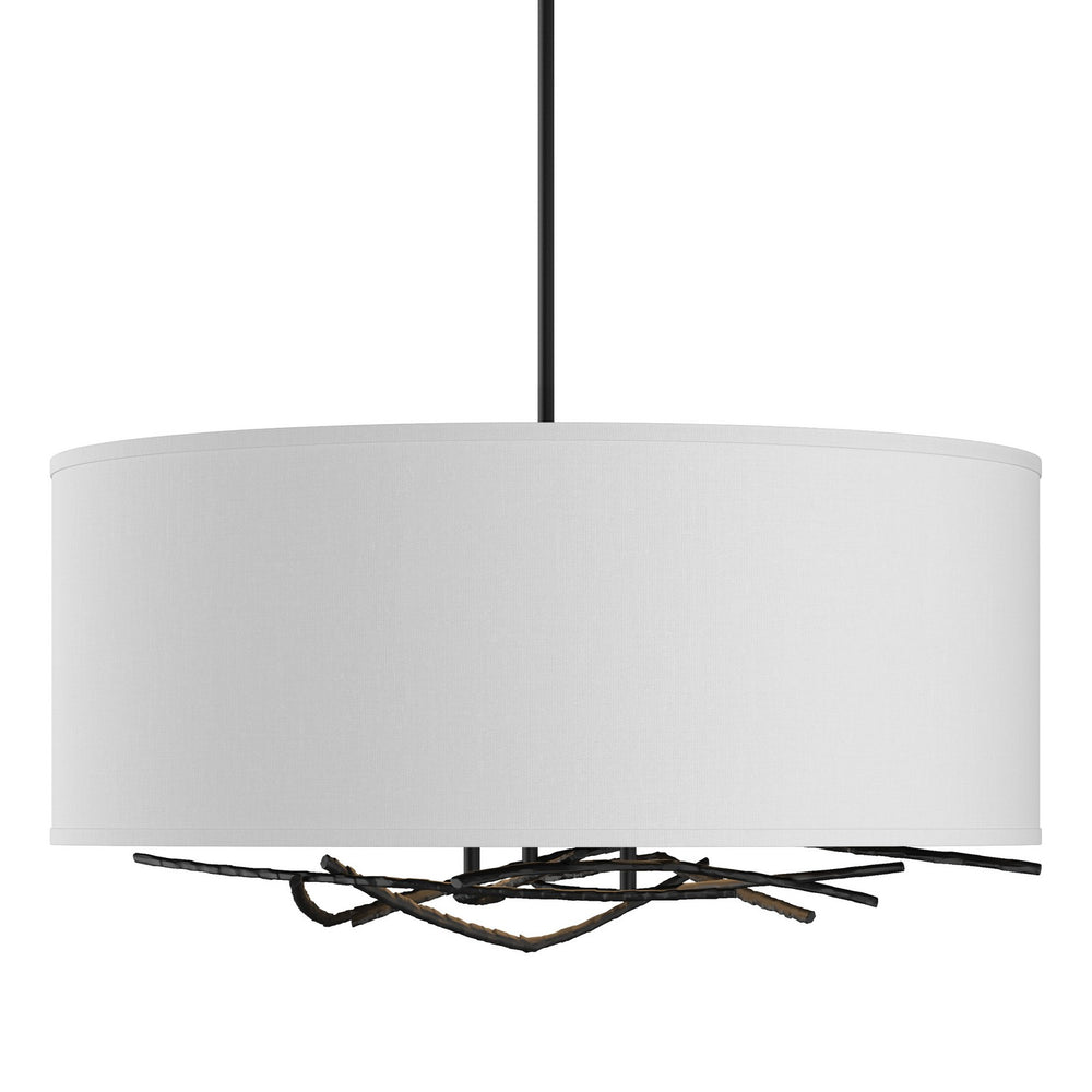 Hubbardton Forge - Three Light Pendant - Brindille - Black- Union Lighting Luminaires Decor