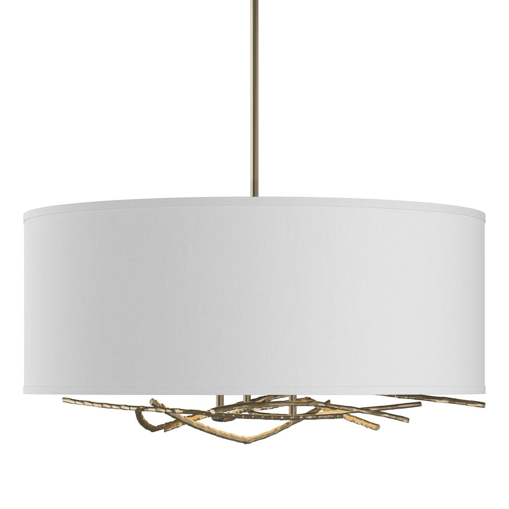 Hubbardton Forge - Three Light Pendant - Brindille - Soft Gold- Union Lighting Luminaires Decor
