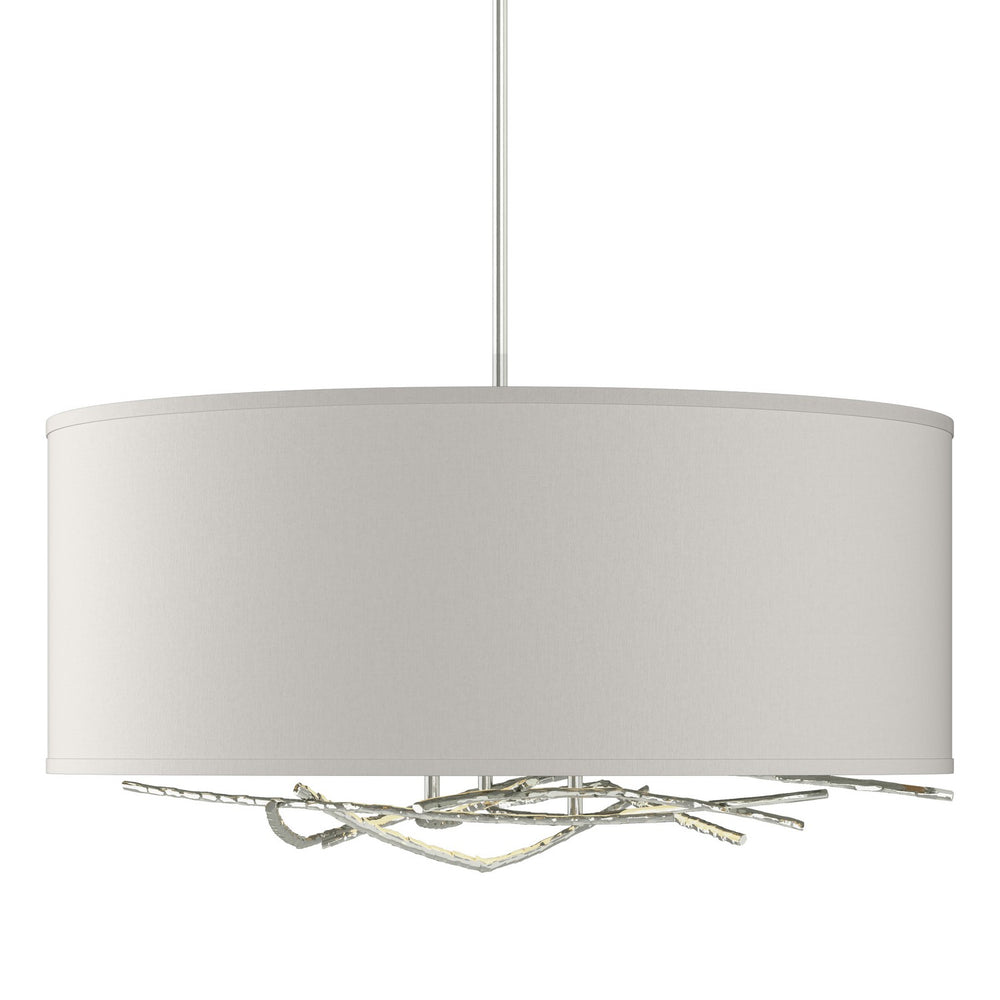 Hubbardton Forge - Three Light Pendant - Brindille - Sterling- Union Lighting Luminaires Decor