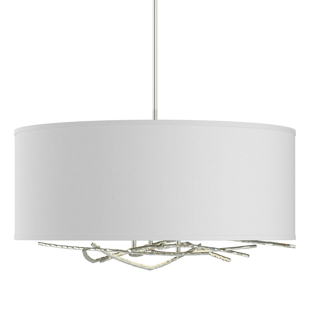 Hubbardton Forge - Three Light Pendant - Brindille - Sterling- Union Lighting Luminaires Decor