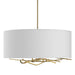 Hubbardton Forge - Three Light Pendant - Brindille - Modern Brass- Union Lighting Luminaires Decor