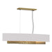 Hubbardton Forge - Four Light Pendant - Oceanus - Modern Brass- Union Lighting Luminaires Decor