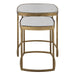 Uttermost - Nesting Tables, Set Of 2 - Vista - Antique Gold- Union Lighting Luminaires Decor