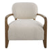 Uttermost - Accent Chair - Telluride - Solid Oak Tapered- Union Lighting Luminaires Decor
