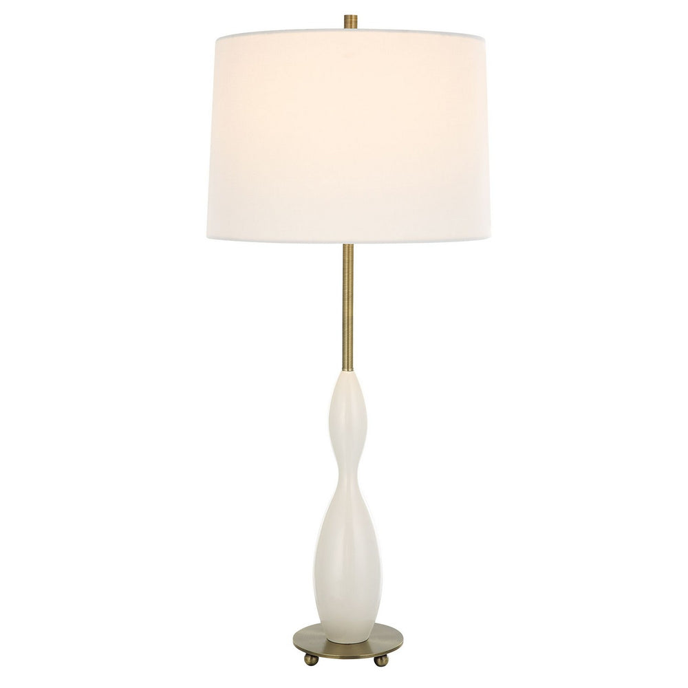 Uttermost - One Light Table Lamp - Annora - Antiqued Brass- Union Lighting Luminaires Decor