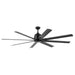 Kichler Canada - 75"Ceiling Fan - Breda - Satin Black- Union Lighting Luminaires Decor