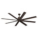 Kichler Canada - 75"Ceiling Fan - Breda - Satin Natural Bronze- Union Lighting Luminaires Decor