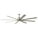 Kichler Canada - 84"Ceiling Fan - Breda - Brushed Nickel- Union Lighting Luminaires Decor