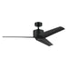 Kichler Canada - 56"Ceiling Fan - Almere - Satin Black- Union Lighting Luminaires Decor