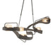 Hubbardton Forge - Five Light Pendant - Graffiti - Natural Iron- Union Lighting Luminaires Decor