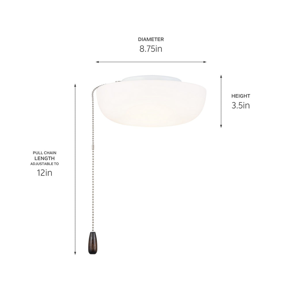 Kichler Canada - LED Fan Light Kit - White- Union Lighting Luminaires Decor