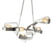 Hubbardton Forge - Five Light Pendant - Graffiti - Sterling- Union Lighting Luminaires Decor