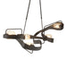 Hubbardton Forge - Five Light Pendant - Graffiti - Oil Rubbed Bronze- Union Lighting Luminaires Decor
