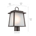 Kichler Canada - One Light Outdoor Post Mount - Noward - Olde Bronze- Union Lighting Luminaires Decor