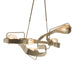 Hubbardton Forge - Five Light Pendant - Graffiti - Soft Gold- Union Lighting Luminaires Decor