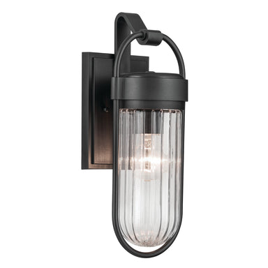 Kichler Canada - One Light Outdoor Wall Mount - Brix - Textured Black- Union Lighting Luminaires Decor