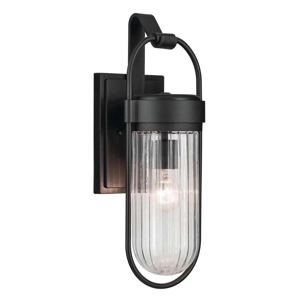 Kichler Canada - One Light Outdoor Wall Mount - Brix - Textured Black- Union Lighting Luminaires Decor