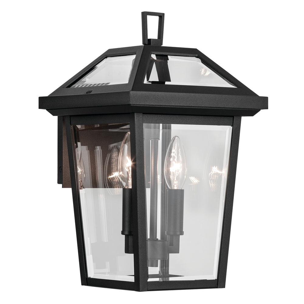 Kichler Canada - Two Light Outdoor Wall Mount - Regence - Textured Black- Union Lighting Luminaires Decor