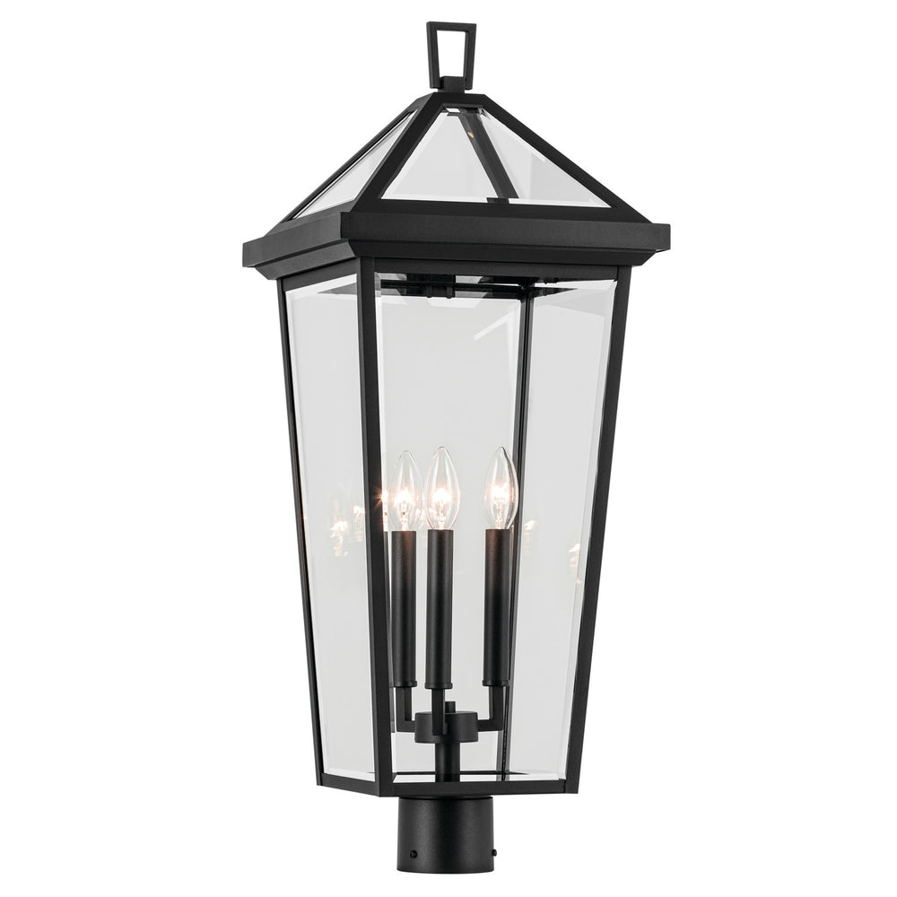 Kichler Canada - Three Light Outdoor Post Mount - Regence - Textured Black- Union Lighting Luminaires Decor