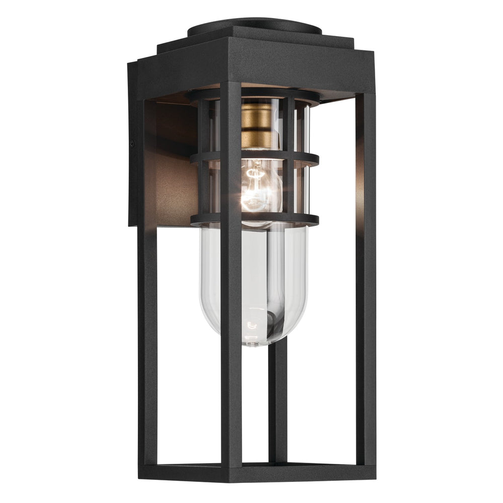Kichler Canada - One Light Outdoor Wall Mount - Hone - Textured Black- Union Lighting Luminaires Decor