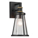 Kichler Canada - One Light Outdoor Wall Mount - Talman - Textured Black- Union Lighting Luminaires Decor