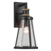 Kichler Canada - One Light Outdoor Wall Mount - Talman - Textured Black- Union Lighting Luminaires Decor