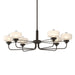 Hubbardton Forge - Six Light Pendant - Nola - Oil Rubbed Bronze- Union Lighting Luminaires Decor