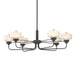 Hubbardton Forge - Six Light Pendant - Nola - Natural Iron- Union Lighting Luminaires Decor