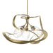 Hubbardton Forge - Three Light Pendant - Nest - Modern Brass- Union Lighting Luminaires Decor
