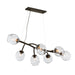 Hubbardton Forge - Seven Light Pendant - Vine - Oil Rubbed Bronze- Union Lighting Luminaires Decor