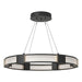 Hubbardton Forge - LED Pendant - Aura - Black- Union Lighting Luminaires Decor