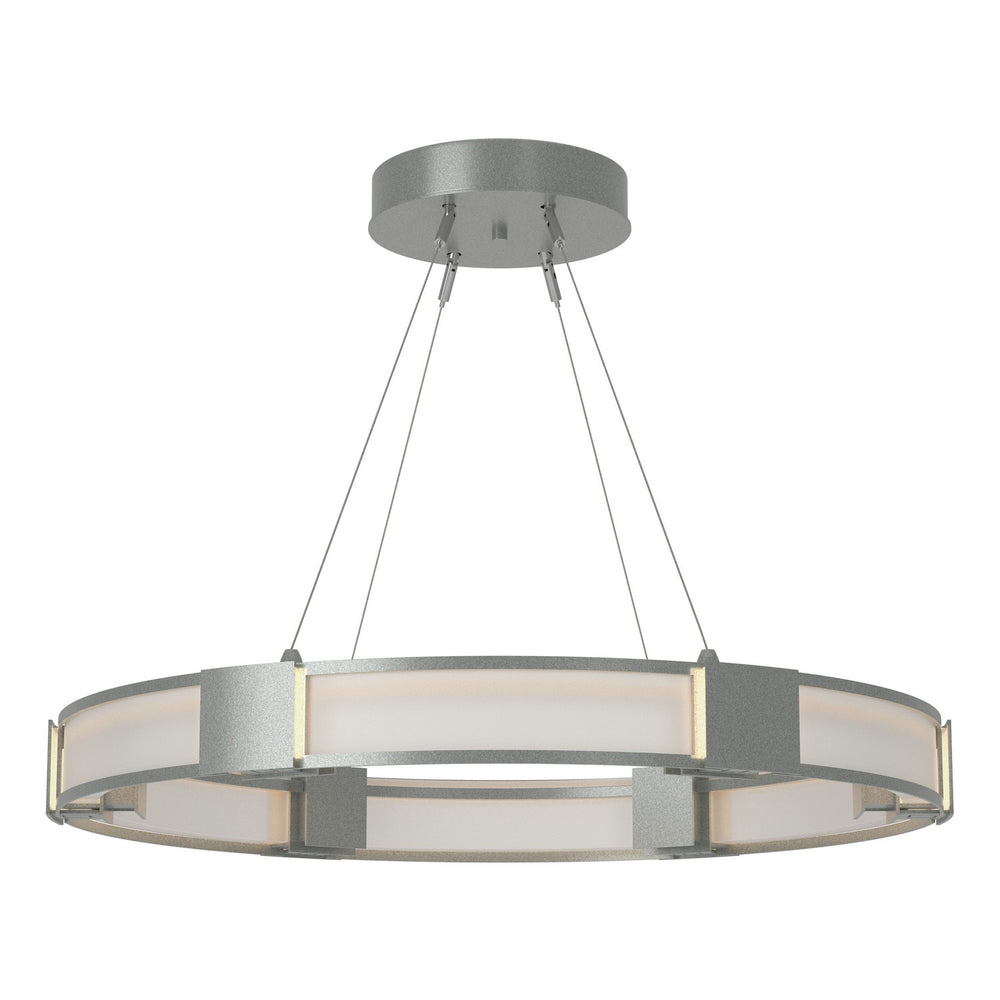 Hubbardton Forge - LED Pendant - Aura - Vintage Platinum- Union Lighting Luminaires Decor