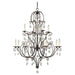 Generation Lighting Canada - 12 Light Chandelier - Chateau - Mocha Bronze- Union Lighting Luminaires Decor