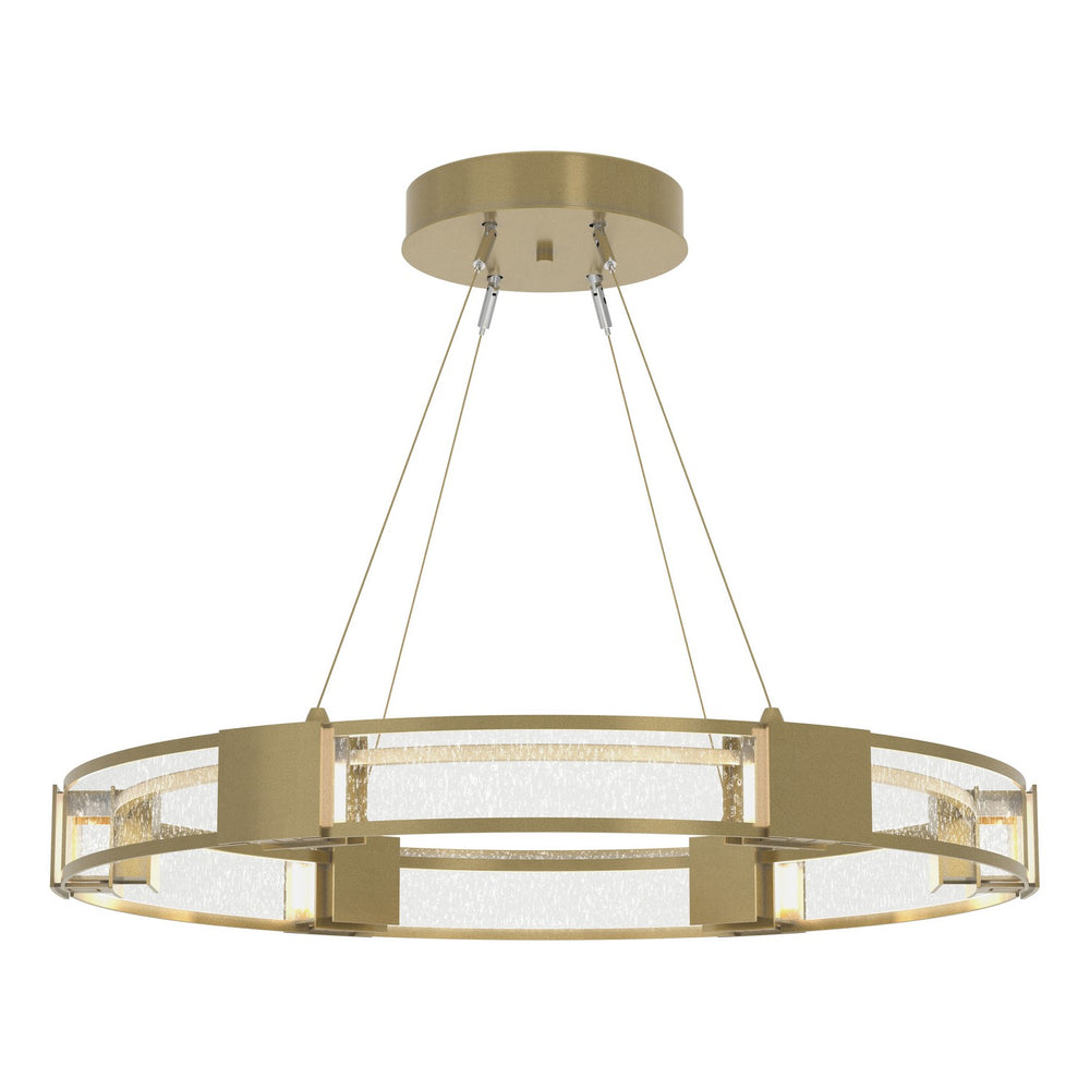 Hubbardton Forge - LED Pendant - Aura - Modern Brass- Union Lighting Luminaires Decor