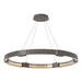 Hubbardton Forge - LED Pendant - Aura - Dark Smoke- Union Lighting Luminaires Decor