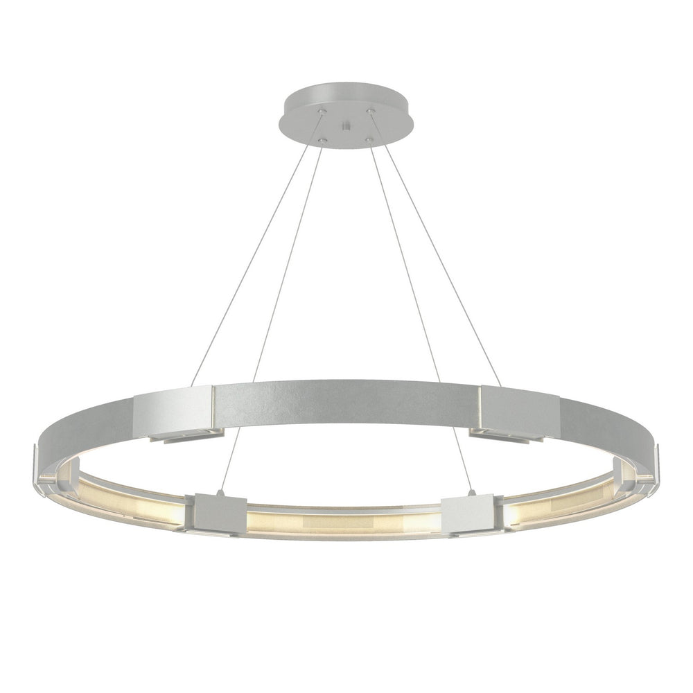 Hubbardton Forge - LED Pendant - Aura - Vintage Platinum- Union Lighting Luminaires Decor