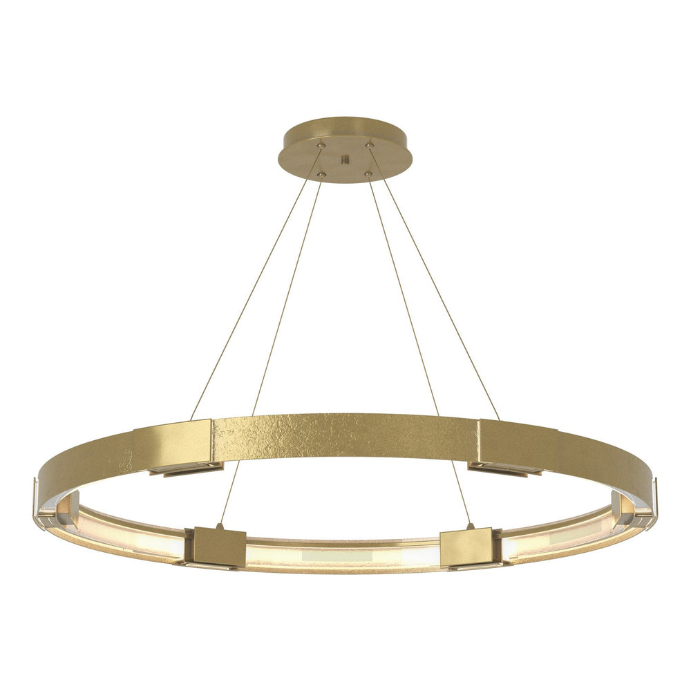 Hubbardton Forge - LED Pendant - Aura - Modern Brass- Union Lighting Luminaires Decor