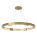 Hubbardton Forge - LED Pendant - Aura - Modern Brass- Union Lighting Luminaires Decor