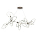 Hubbardton Forge - Six Light Pendant - Celesse - Bronze- Union Lighting Luminaires Decor