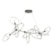 Hubbardton Forge - Six Light Pendant - Celesse - Dark Smoke- Union Lighting Luminaires Decor