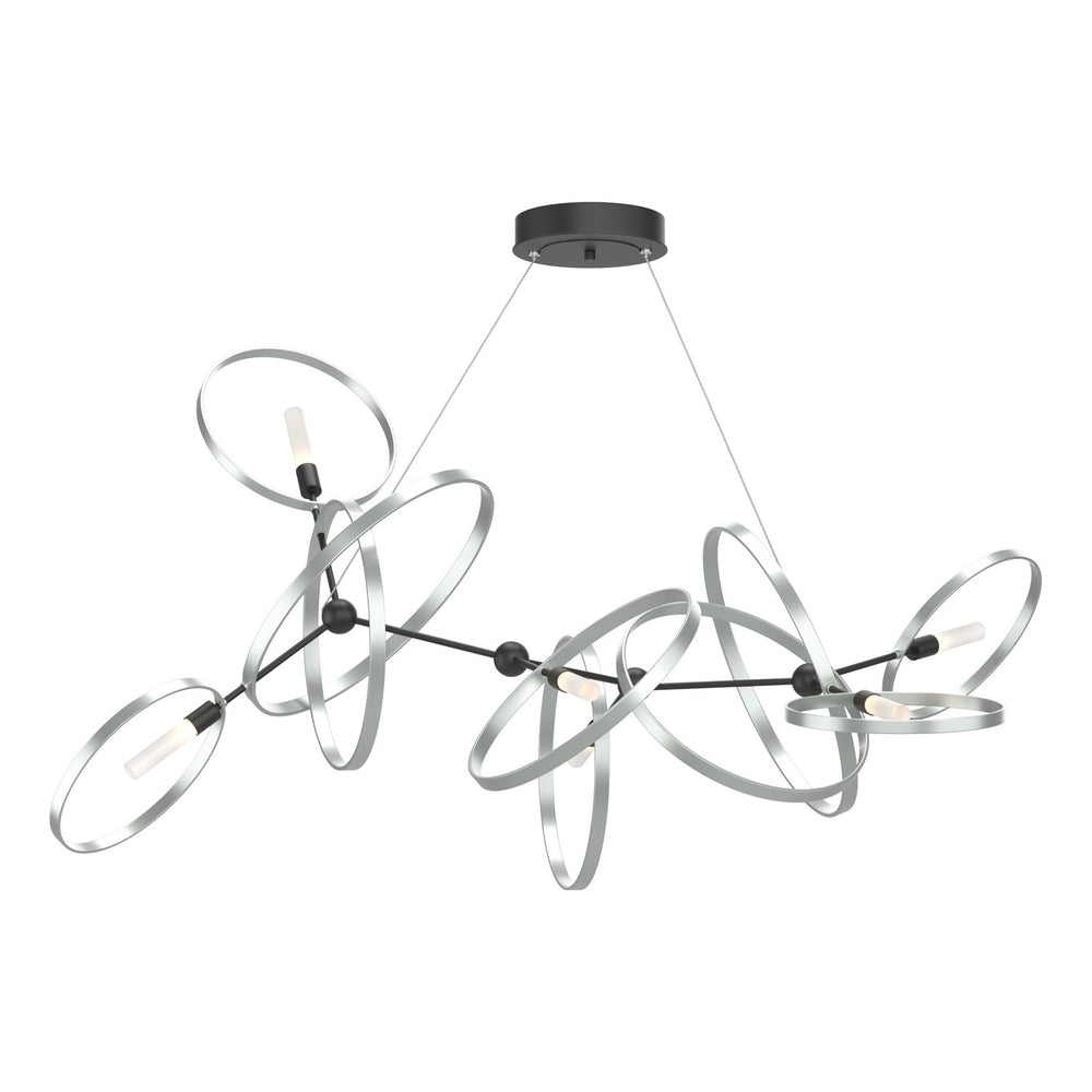 Hubbardton Forge - Six Light Pendant - Celesse - Black- Union Lighting Luminaires Decor